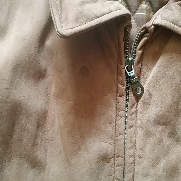 St. John's Bay Brown Leather Jacket - Picture 4 of 7